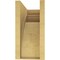 Ekena Millwork 6"W x 12"D x 12"H Classic Viola Rough Cedar Woodgrain TimberThane Corbel, Primed Tan CORUR06X12X12VIORCPR - alternate 4